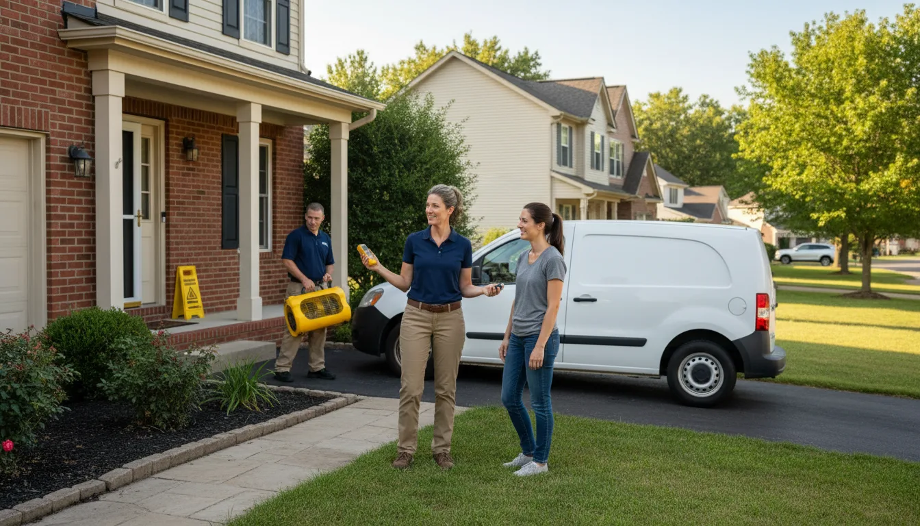 Water restoration image for Dehumidification And Cleanup Services in Shawmut, ME
